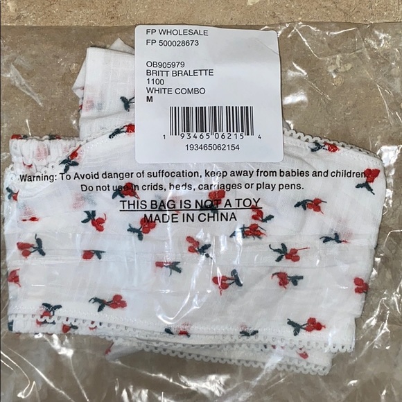 Free People Britt Cherry-Embroidered Bralette - Picture 5 of 5